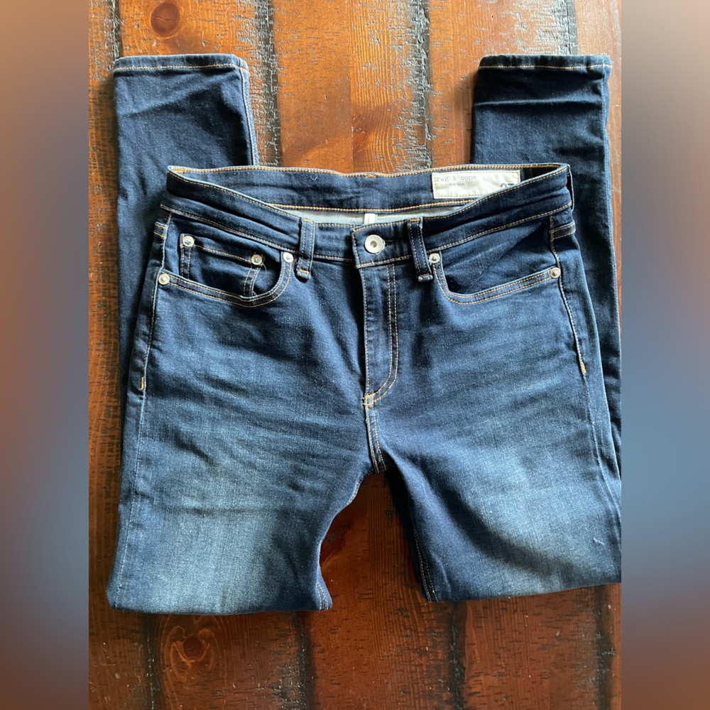 rag & bone New York Cate Mid Rise Ankle Skinny jeans size 27 ~
